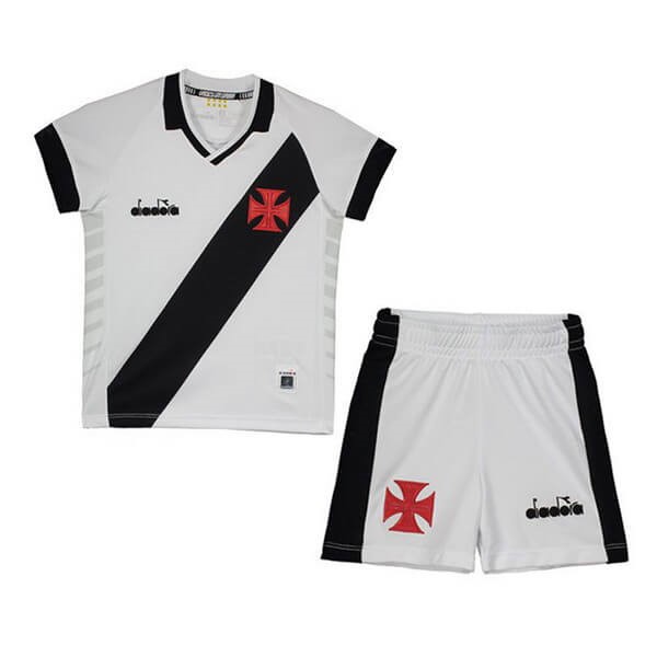 Camiseta Vasco da Gama Diadora 2ª Kit Niño 2019 2020 Blanco